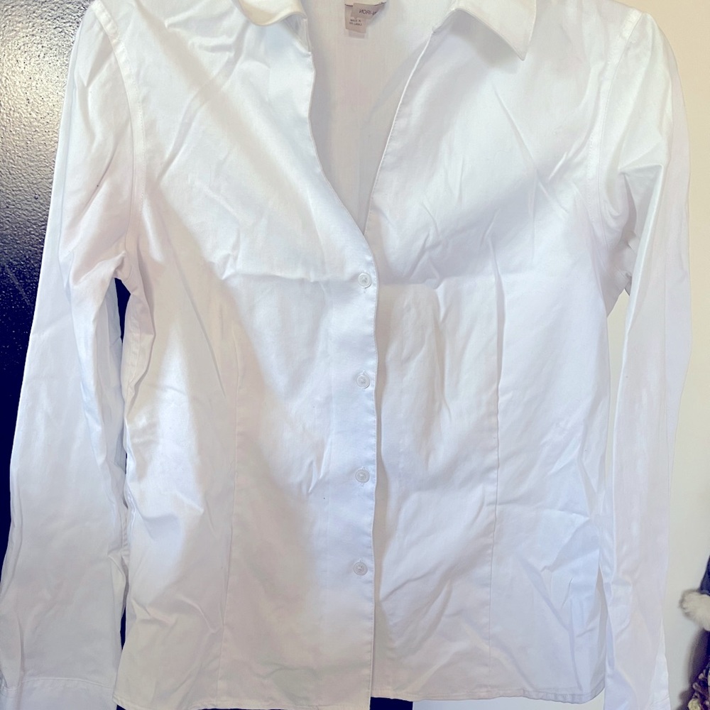 Button-down collared dress shirt